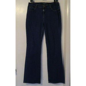 DKNY Jeans Women's Blue Boot Cut Denim Size 10L made in Colombia 34" x 32.5"